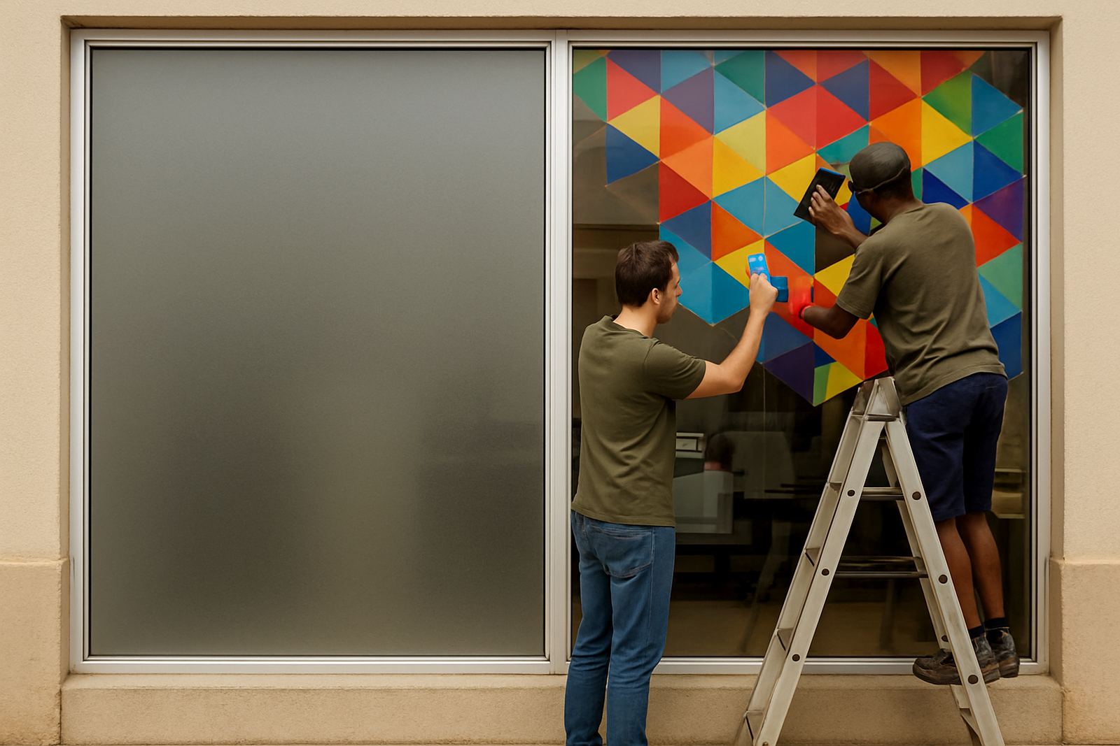 Frosting Or Printed Film
